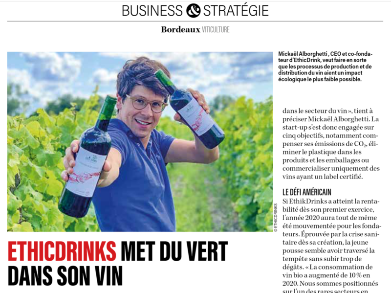 Business & Stratégie - EthicDrinks