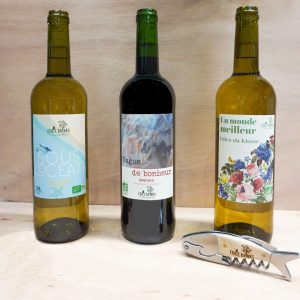 Coffret Mensuel Vin Bio Blanc - Vin rouge Bio - EthicDrinks