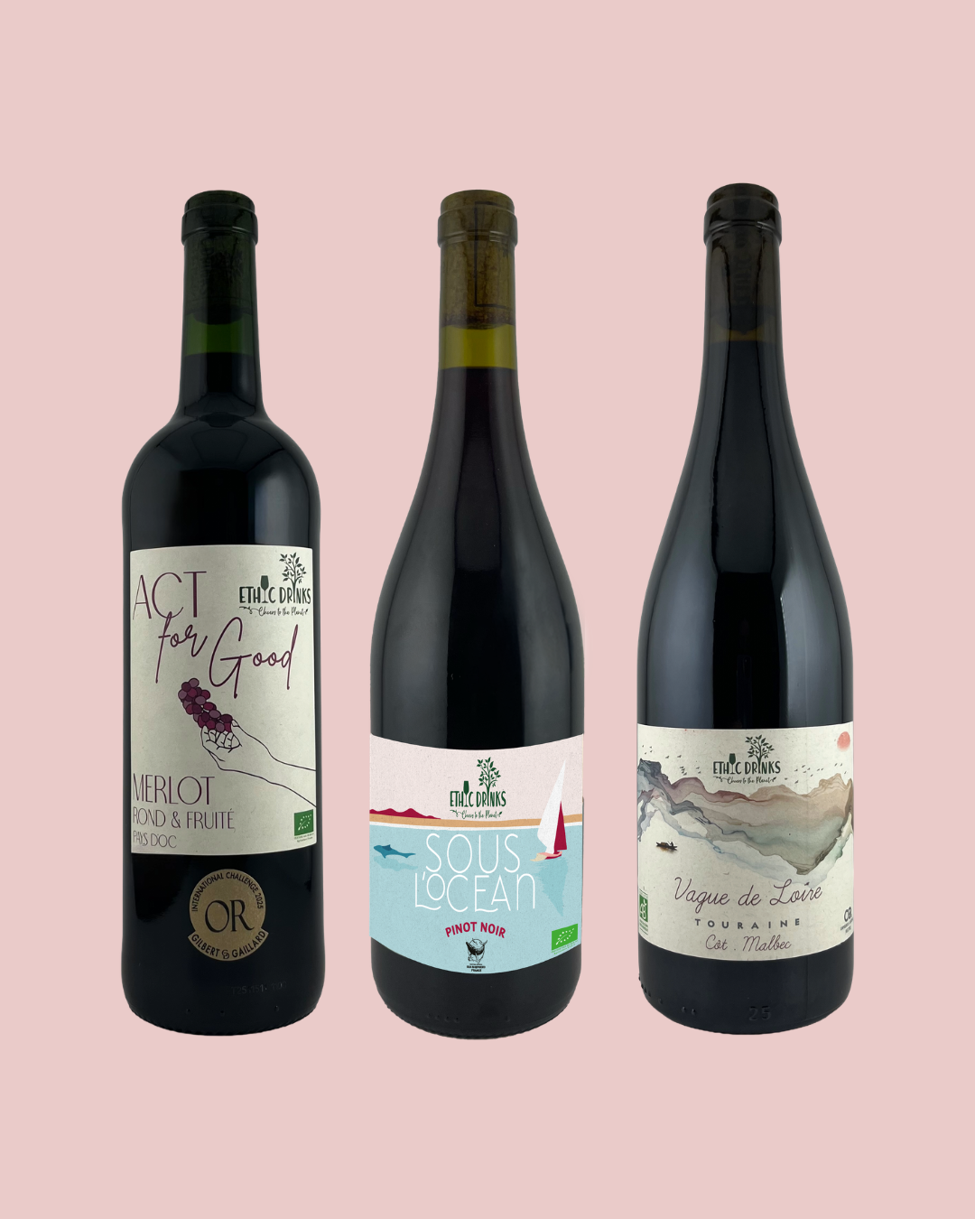 Abonnement Vins Rouge Bio - Livraison offerte
